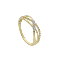 Anello Babila Milano Donna in Oro giallo Diamante 290305BG
